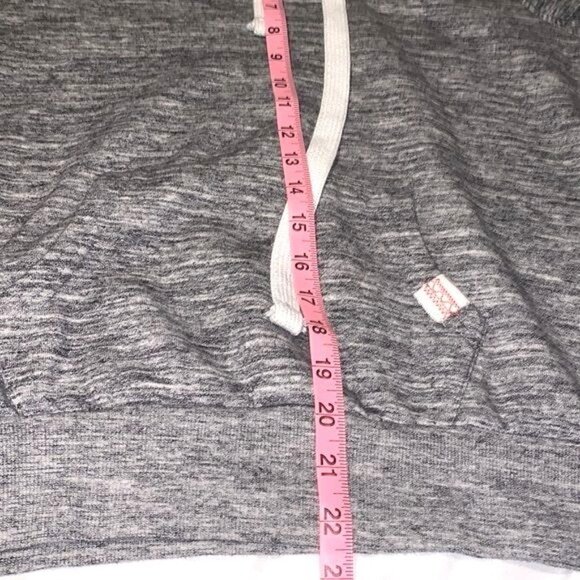 Reflex Womens Heather Gray Pullover Hoodie M Drawstring Kangaroo Pocket Cotton/P - Picture 8 of 9